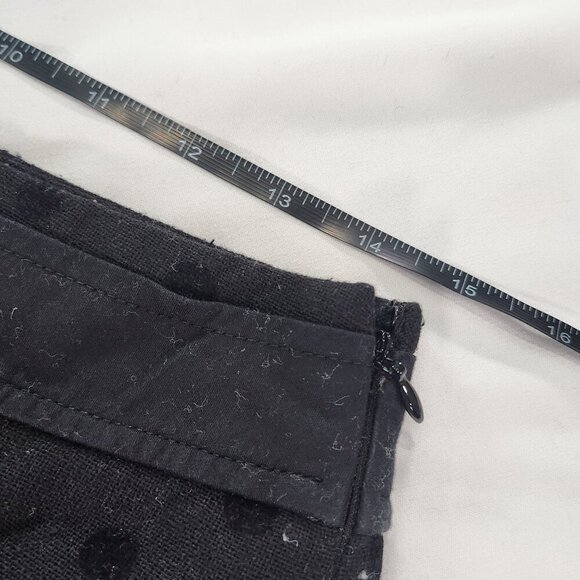 Loft black skirt with polka dots 8R Lot A - Picture 5 of 5
